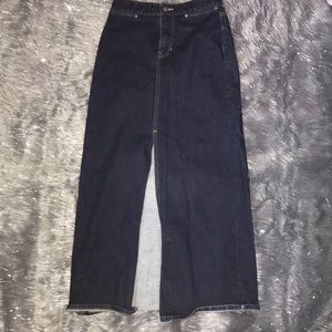 Dark blue jean skirt